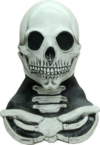 Mascara Long Neck Skull White