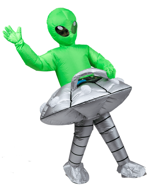 Disfraz Alien Volador Inflable