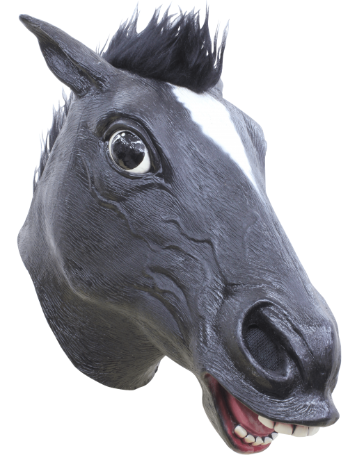 Máscara Horse Black