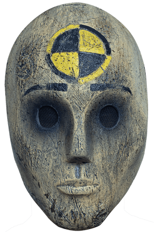 Mascara Crash Dummy (muñeco de prueba)