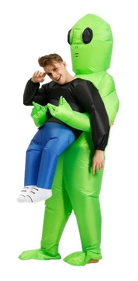 Disfraz Alien Inflable - La Oveja Negra Disfraces