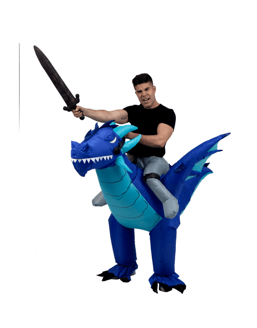 Disfraz Dragon Real Inflable - La Oveja Negra Disfraces