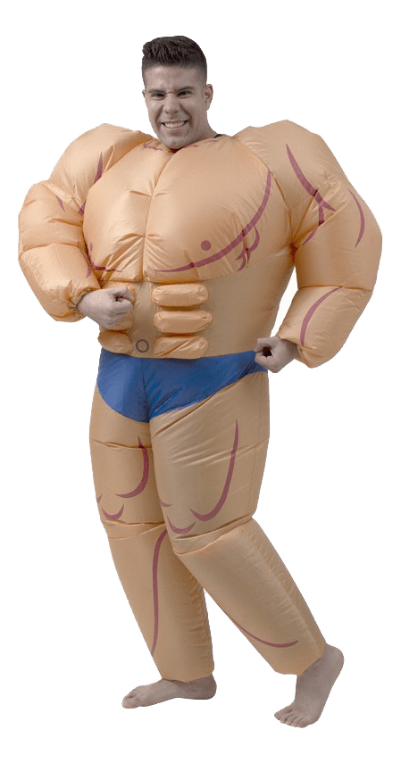 Disfraz Mr Musculoso Inflable - La Oveja Negra Disfraces