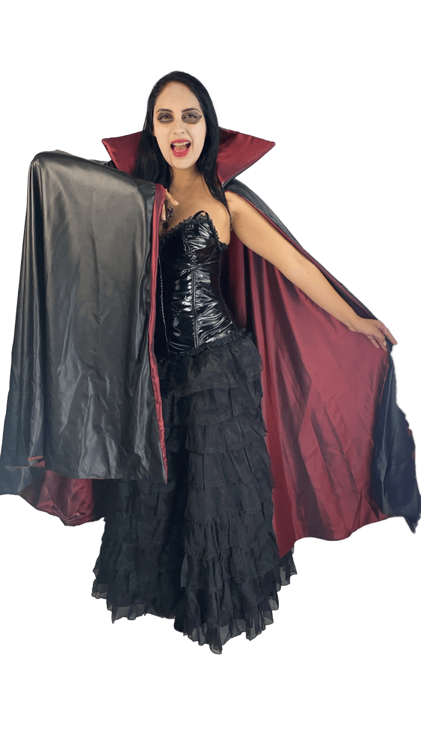 Disfraz Vampira Charol - La Oveja Negra Disfraces