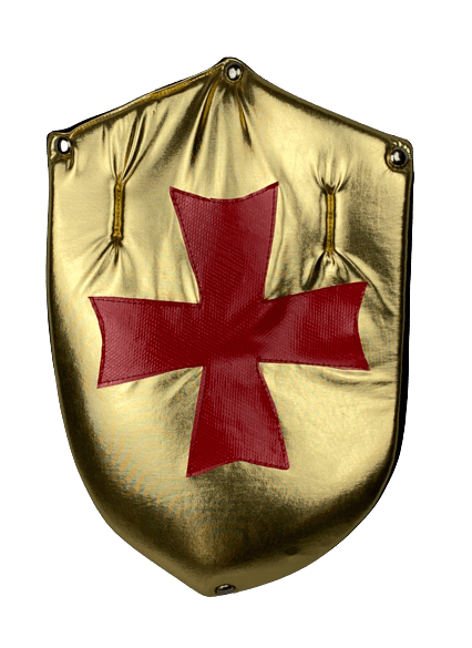 Escudo Cruzado Tela - La Oveja Negra Disfraces