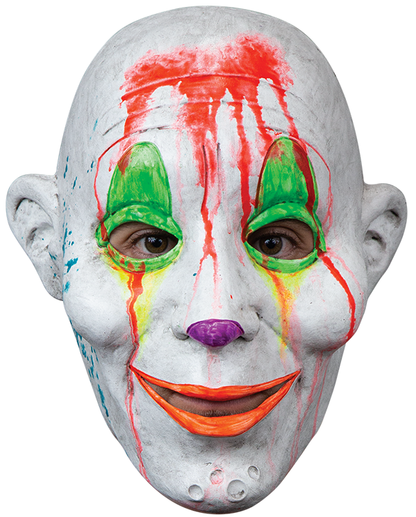 Máscara Payaso Neon