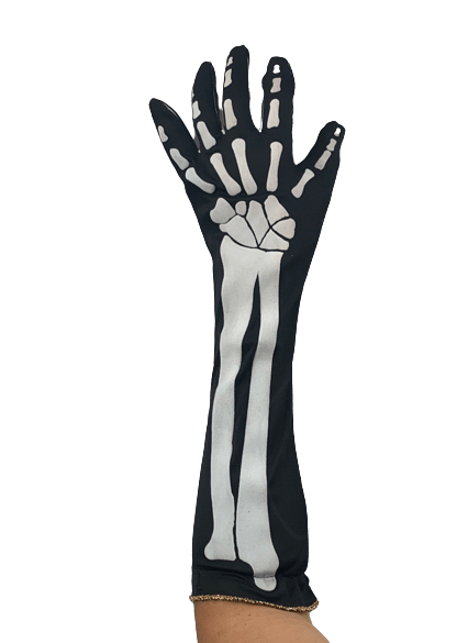 Guantes esqueleto / catrines - La Oveja Negra Disfraces
