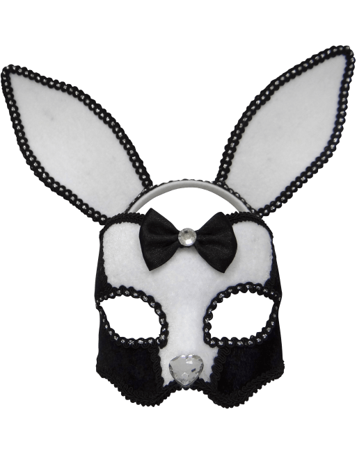 Máscara Antifaz Conejita Playboy - La Oveja Negra Disfraces
