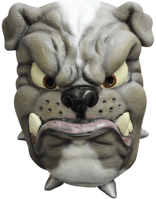 Máscara Perro Bulldog - La Oveja Negra Disfraces