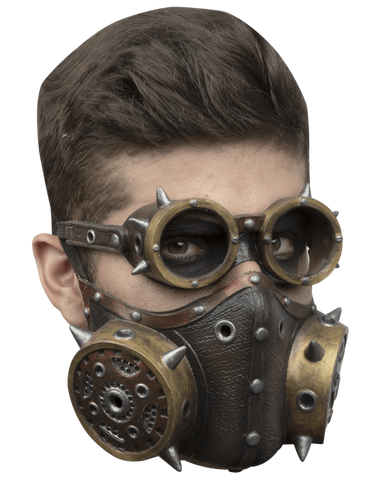 Bozal y Lentes Steampunk