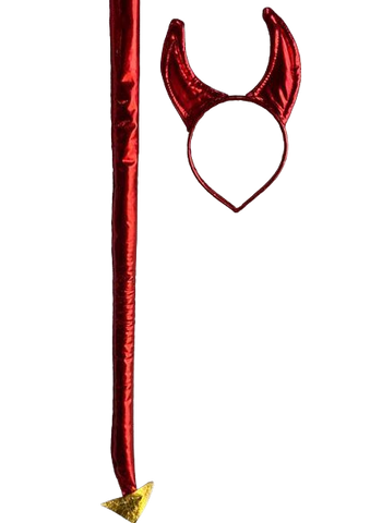 Cuernos y cola de Diablo